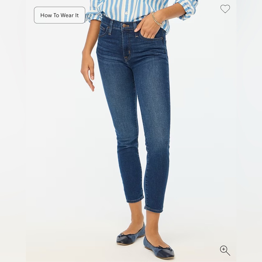 J.Crew Factory mid/high rise skinny jeans NWT